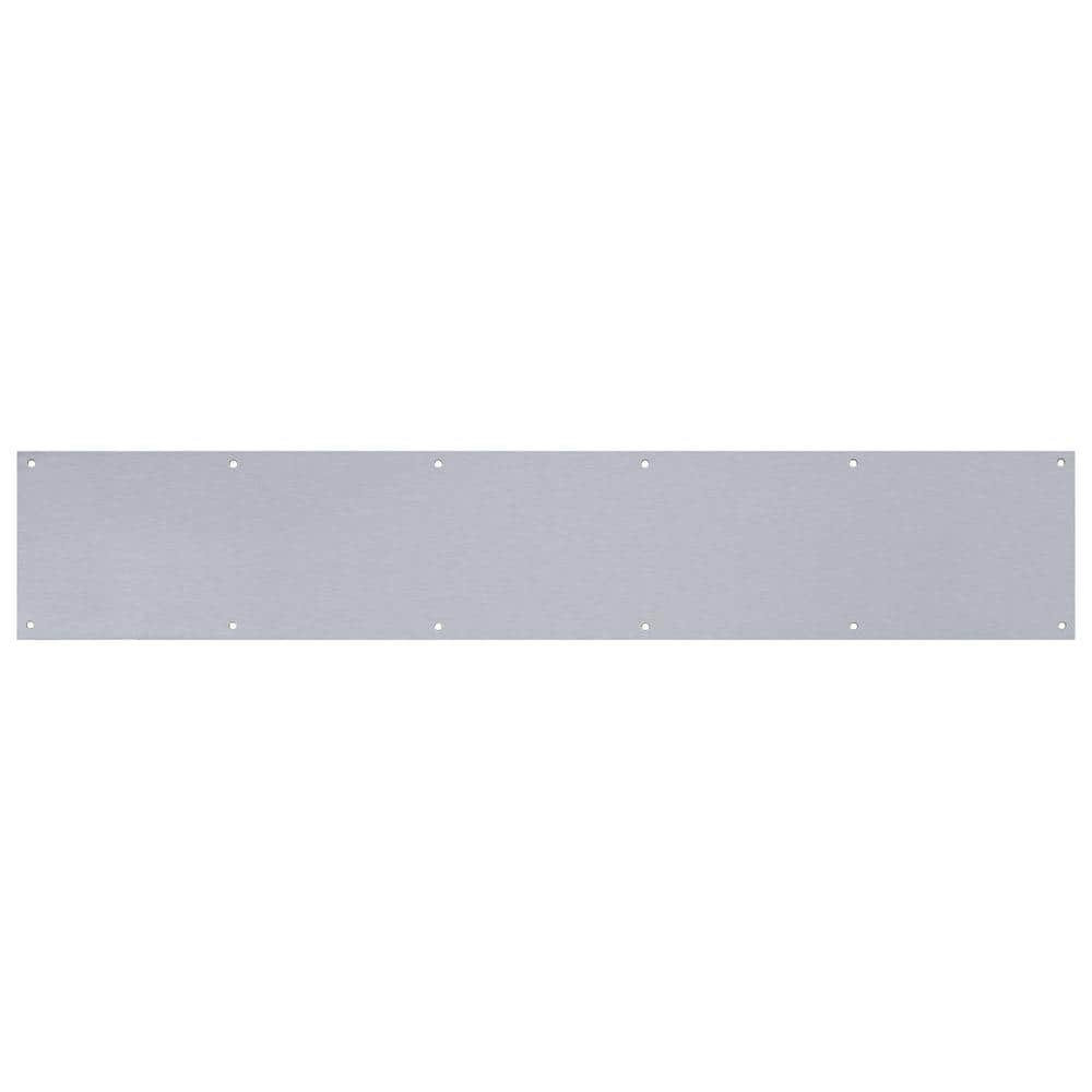 Door Kick Plate 6″ x 34″ Aluminum Easy Installation Includes Mounting Hardware