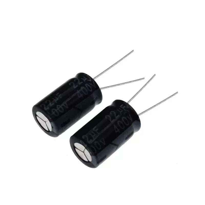 any 2 Electrolytic Capacitors 0.1uF to 1000.0uF +/-5% Radial leads 10VDC-50VDC