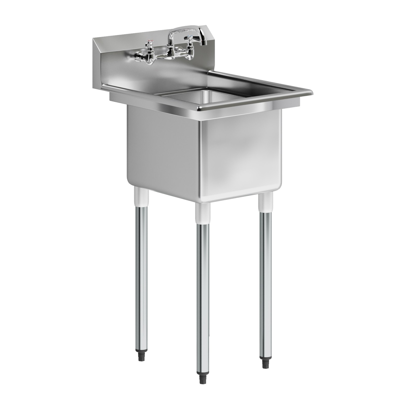 20 in. x 22 in. Stainless Steel One Compartment Sink with 14 in. x 16 in. Bowl