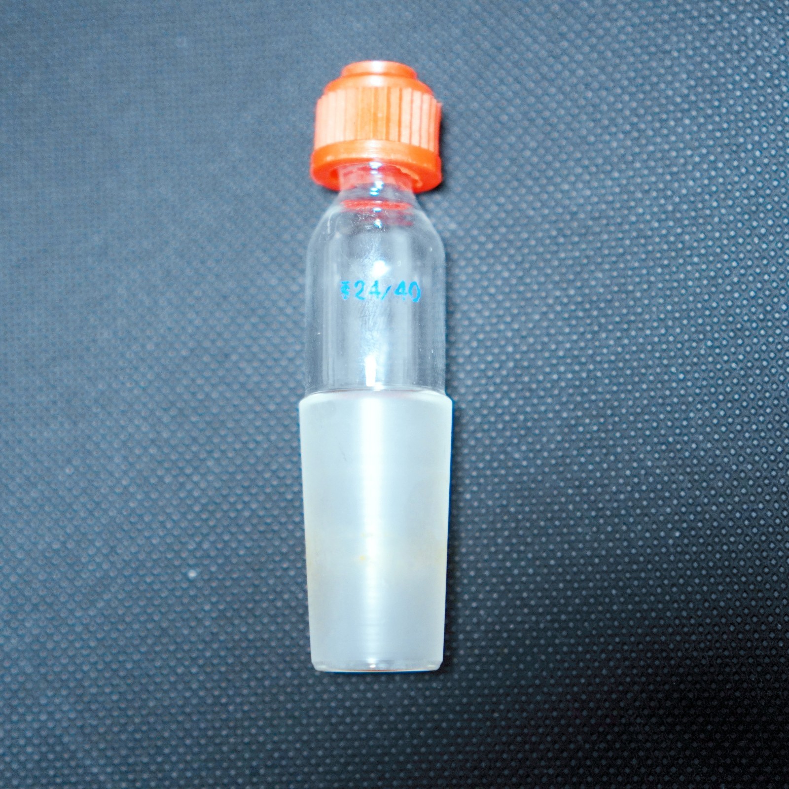 laboratory glass thermometer adapter 24/40 for inserting glass thermometer