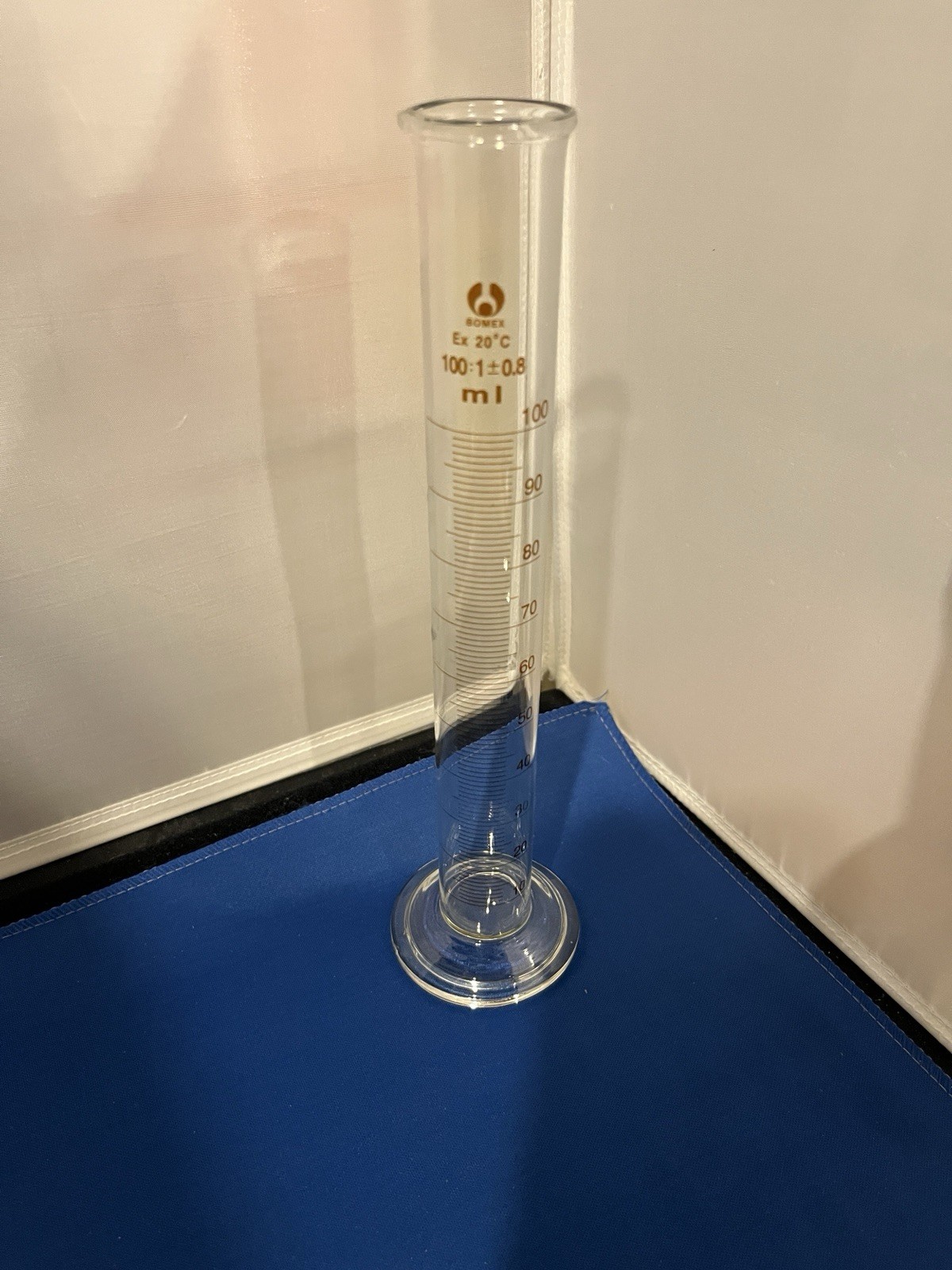Bomex Glass Graduated Cylinder 9.5 Inches Tall Cool Conversation Piece