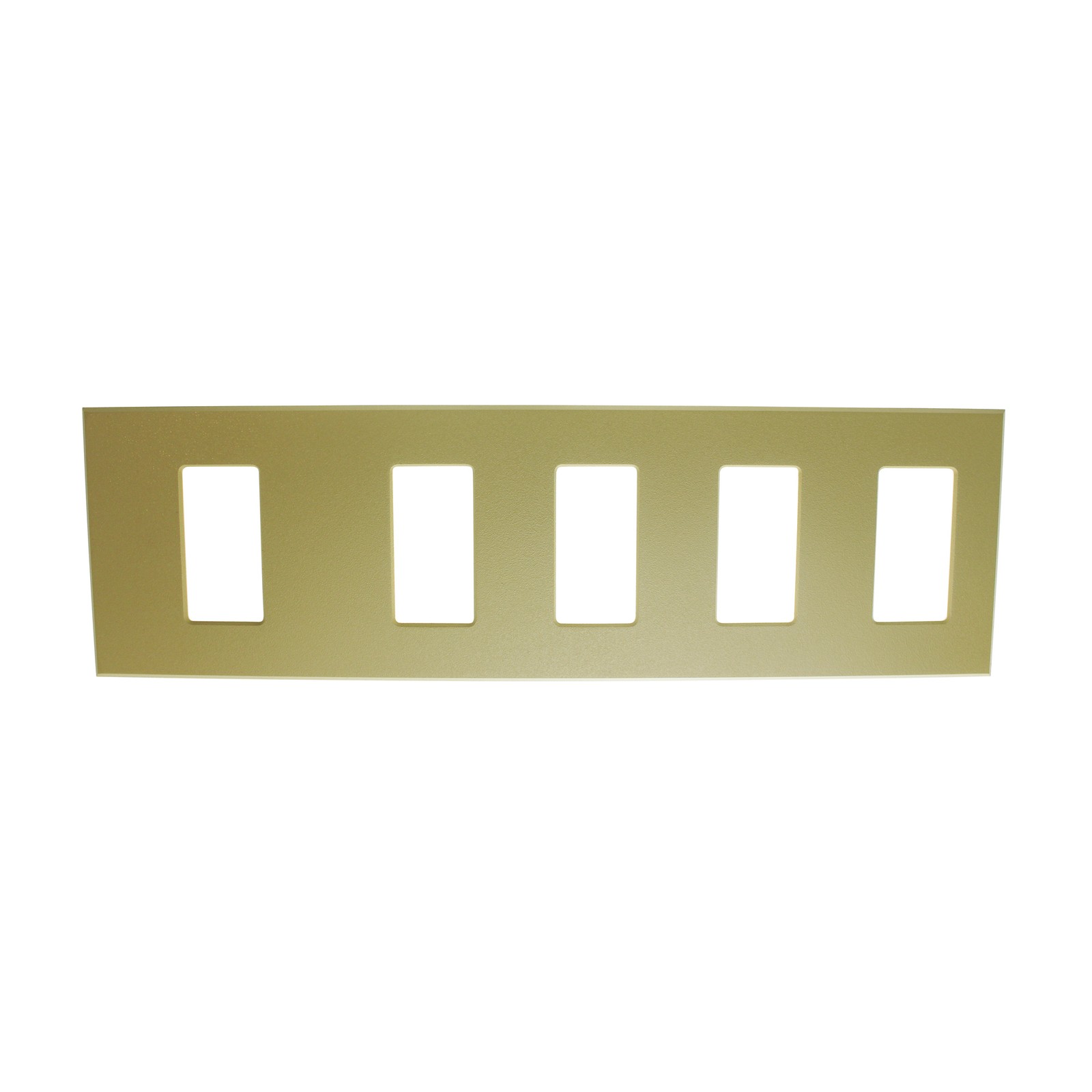 LIGHTOLIER NFB5SSSSLI MULTI-GANG, 5-GANG, FACEPLATE NFB WALL PLATE, IVORY