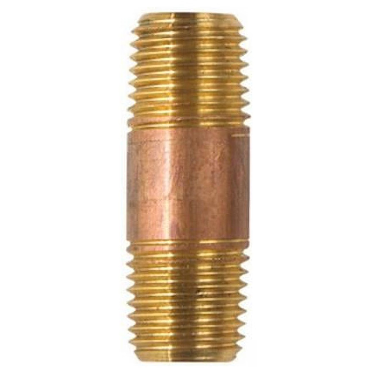 JMF Company 1/4 in MPT X 1/4 in MPT Brass Nipple 1-1/2 in 48990