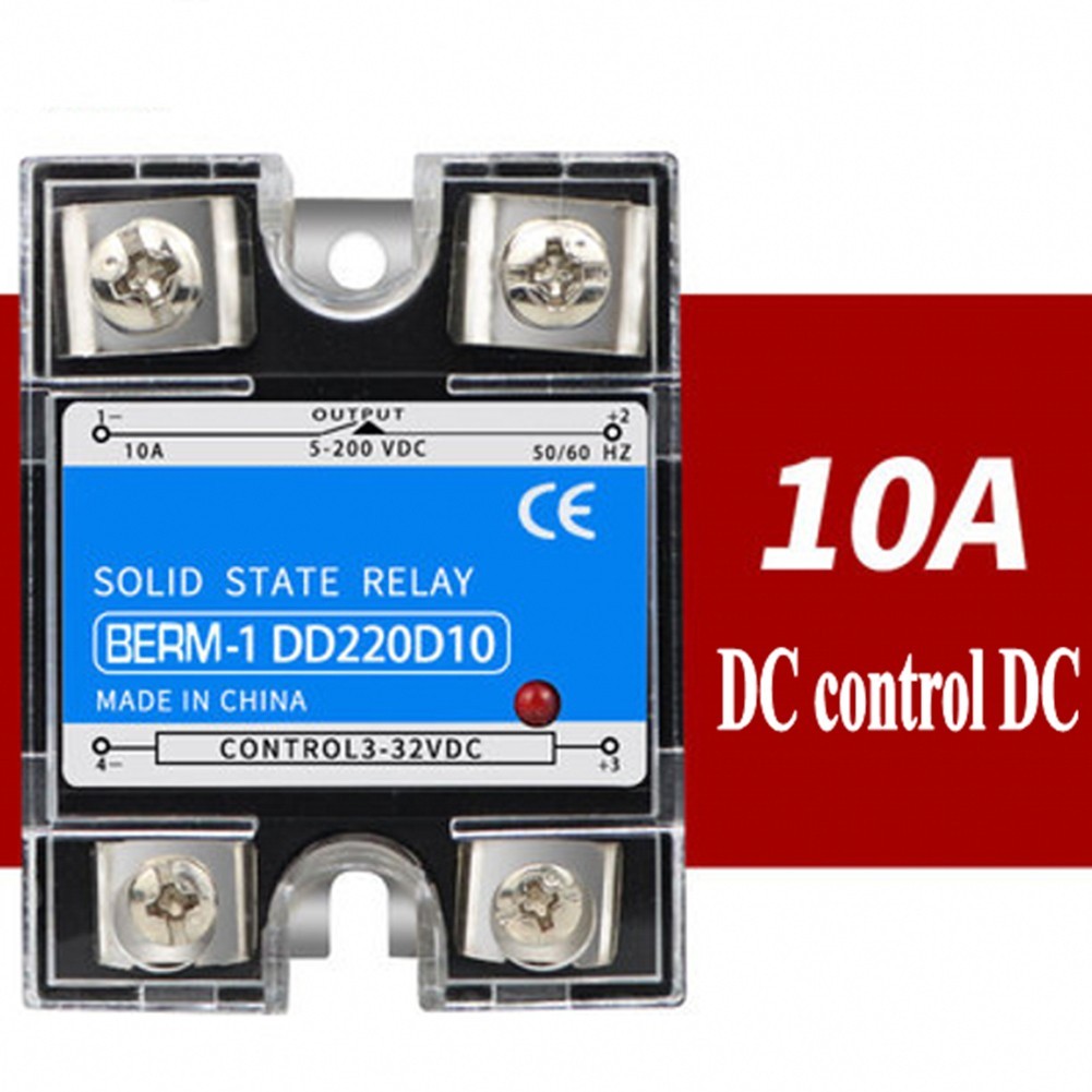 Long Service Life Single Phase Solid State Relay 10A~120A 3 32VDC 5 200VDC