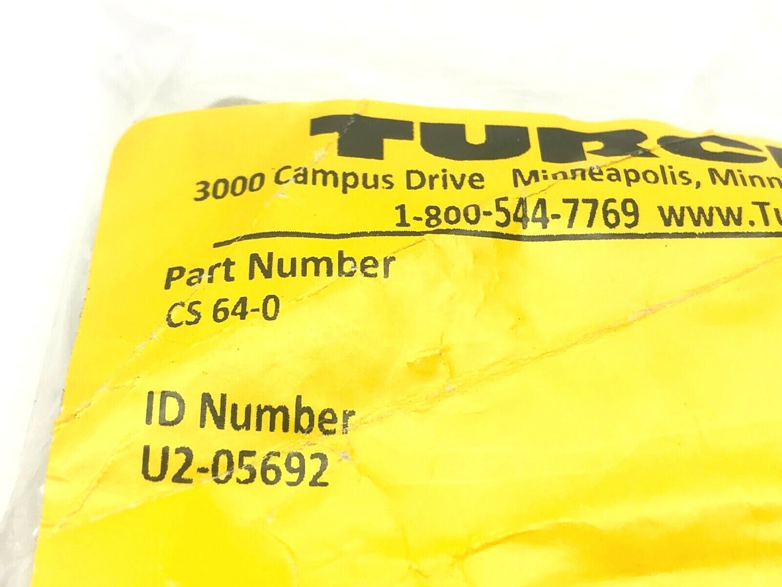 Turck CS 64-0 Cable Connector 6 Pin M23 20.0A 300V