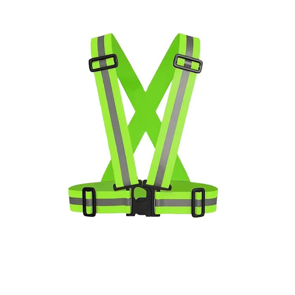 Safety Vest Adjustable Reflective Belt Stripe Strap Night Running Jogging Biking