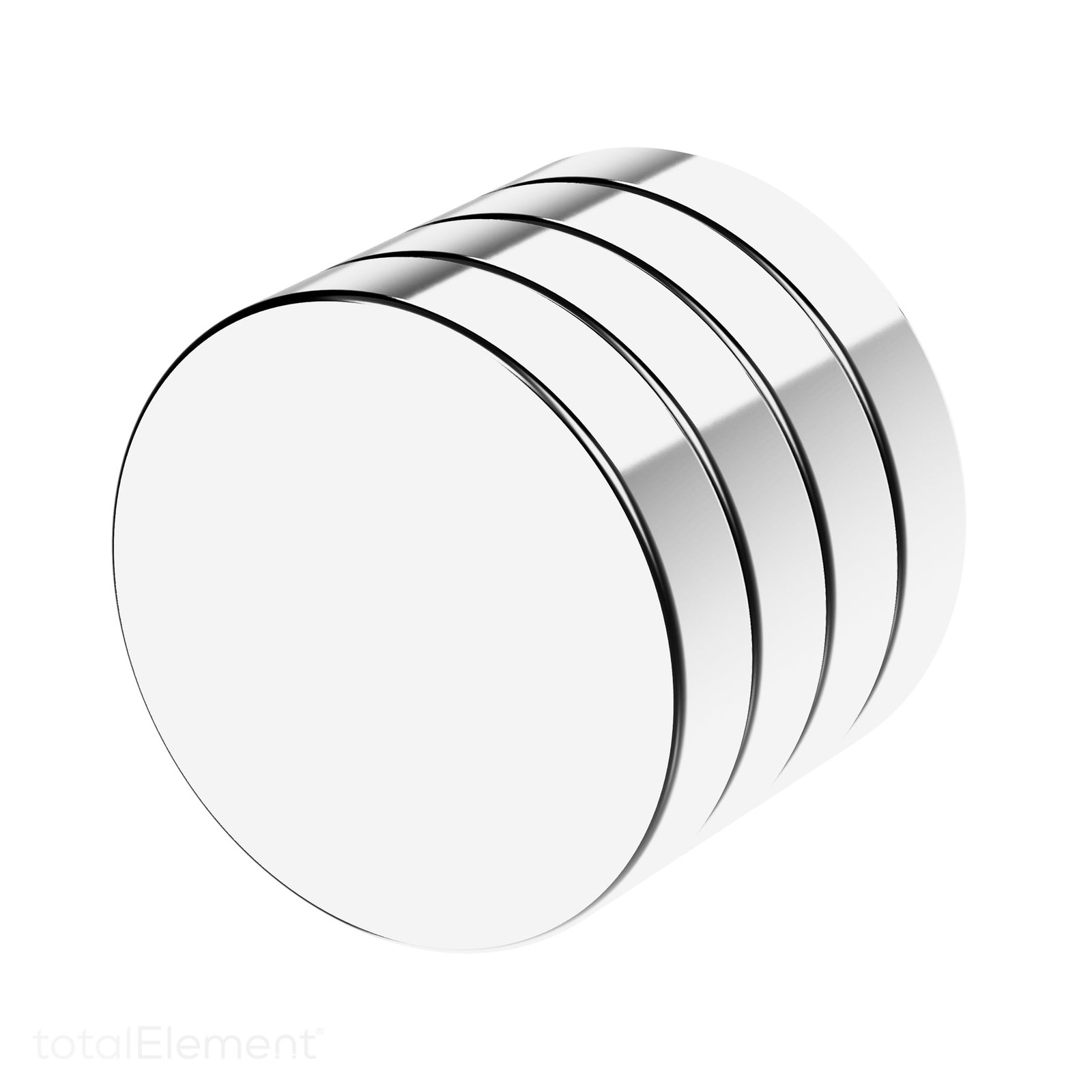 1.25 x 1/4 Inch Heavy-Duty Neodymium Rare Earth Large Disc Magnets N52 (4 Pack)
