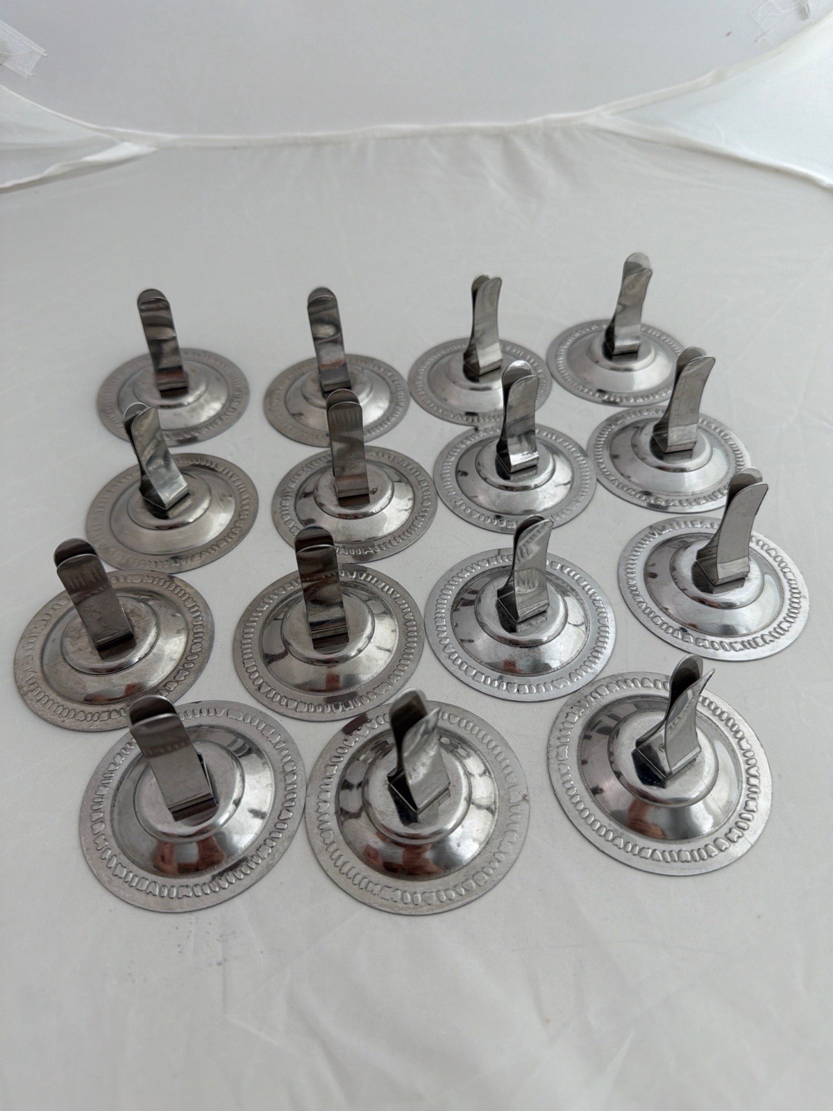 15 Vintage Diner Grand Ware Stainless Steel Menu Holders Taiwan MH-250 Preowned