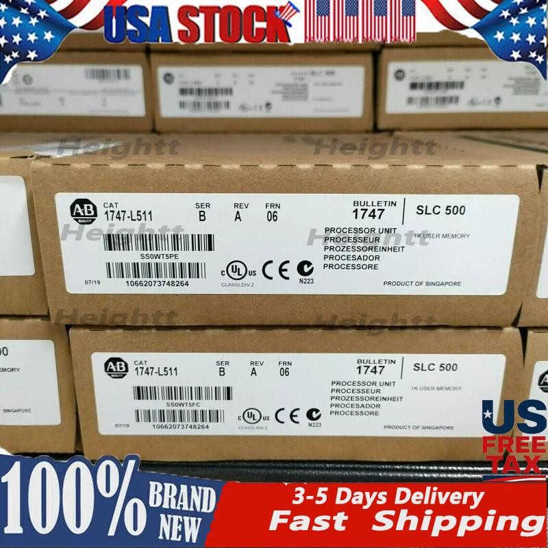 New Factory Sealed AB 1747-L511 SLC 500 CPU Processor Unit Module 1747L511