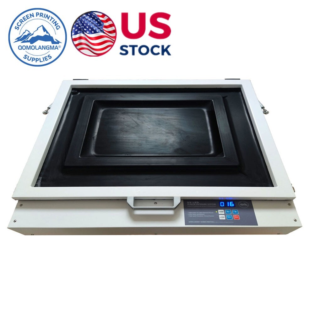 Local Pickup QOMOLANGMA Tabletop Precise 20″x24″ 80W Vacuum LED UV Exposure Unit