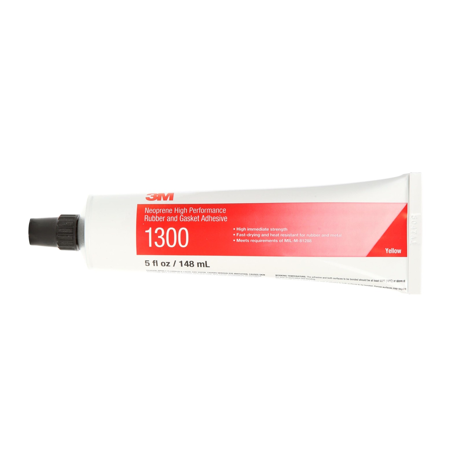 3M Scotch-Weld 1300 Neoprene Rubber & Gasket Adhesive Yellow 5 fl oz Tube