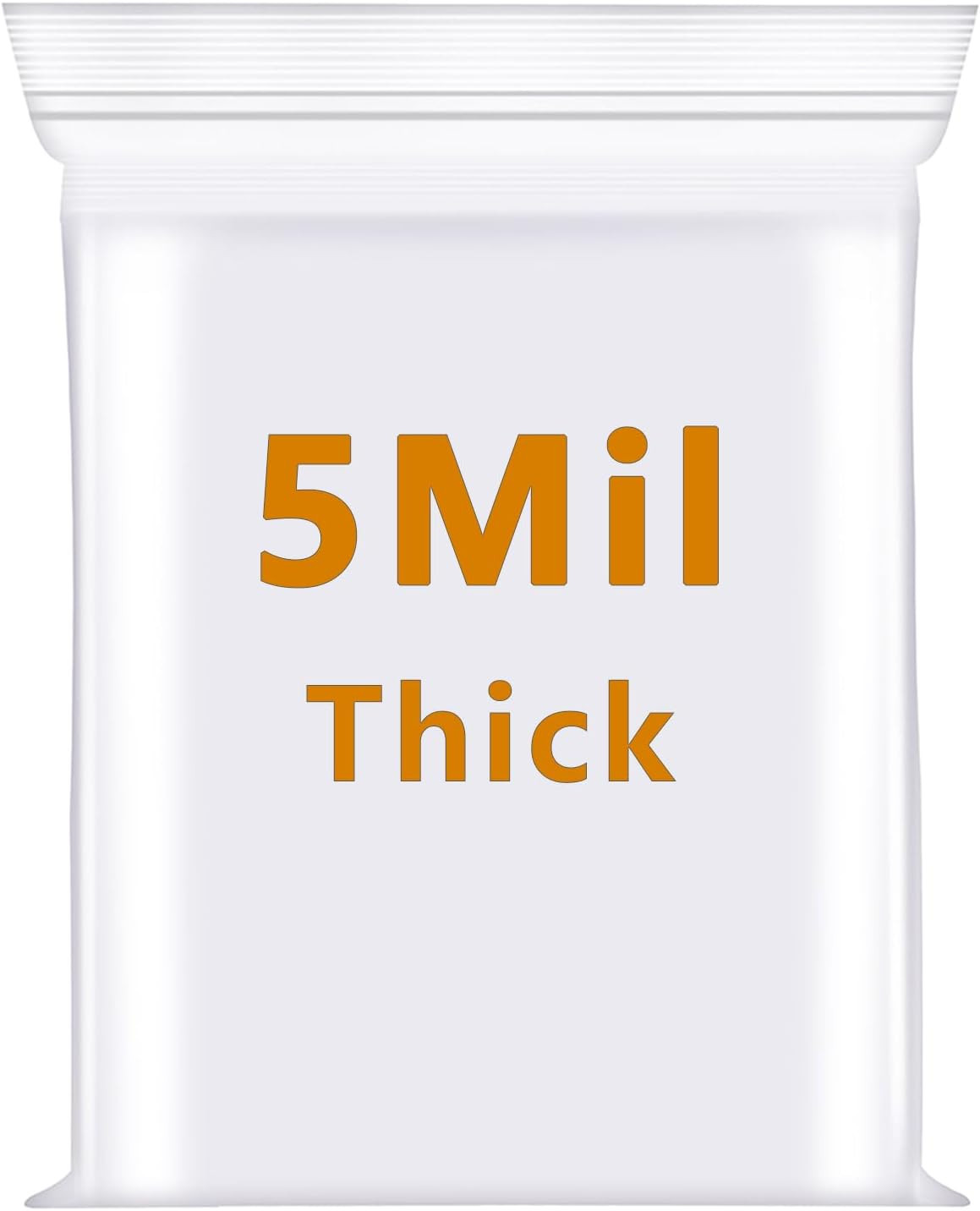 100 PCS 4″ X 6″ Thick 5 Mil Clear Zip Poly Lock Plastic Bags Seal Reclosable Zip