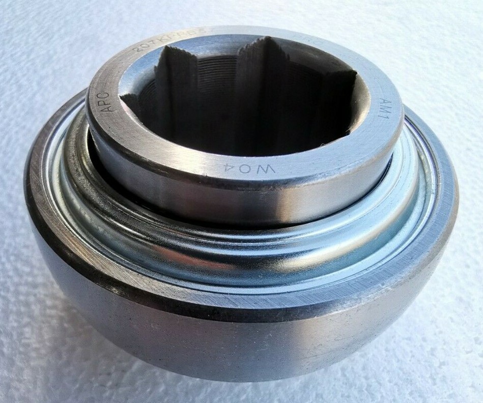 Premium 207KPPB57 Bearing 1-1/4″ Hex ID Triple-Lip Seals,for Progressive# 213025
