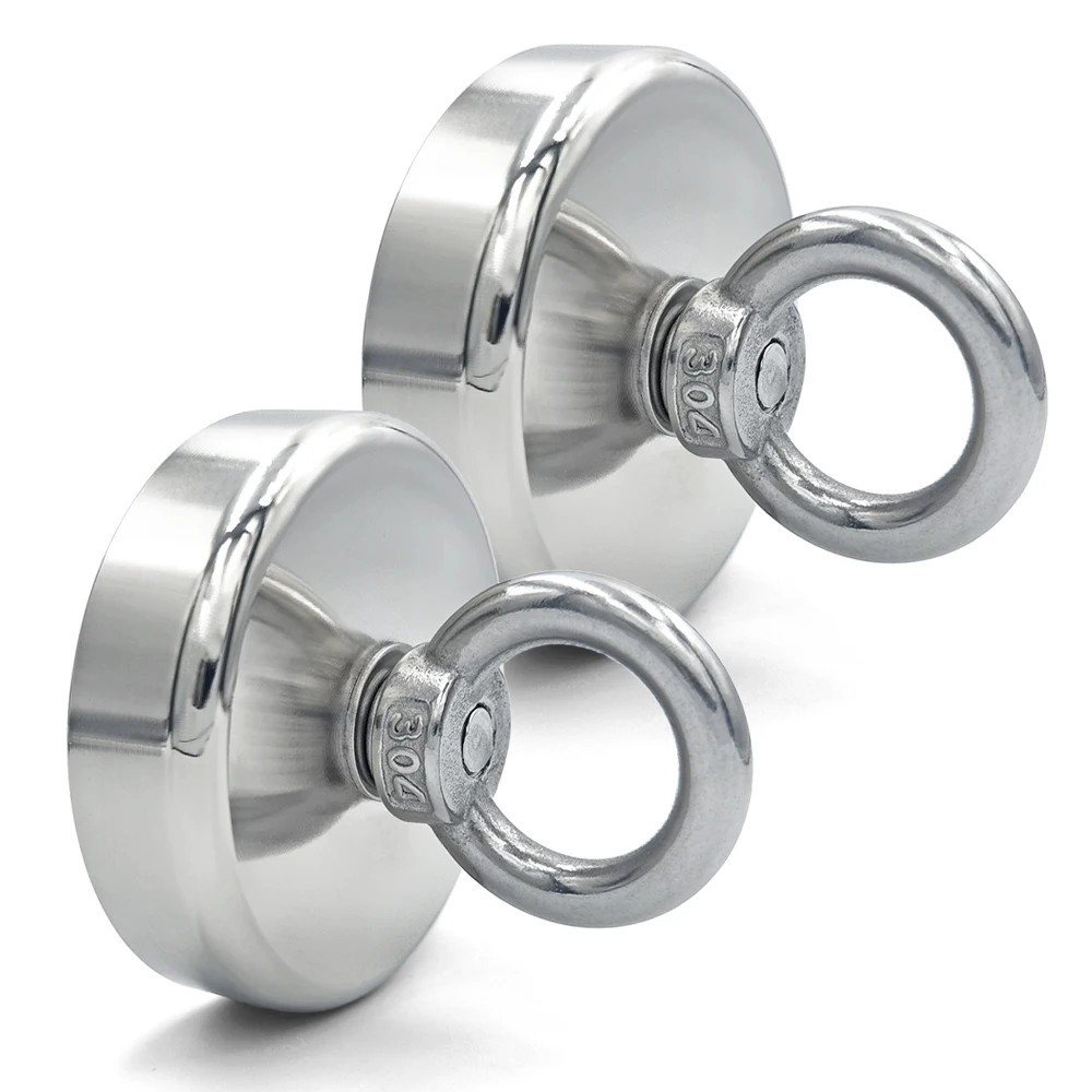 Neodymium Fishing Magnets Pulling Force Super Strong Round Rare Earth