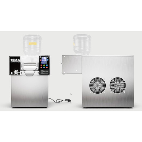 Commercial Snowflake Ice Machine 120KG/24H Snow Ice Cream Cone Slushy Maker