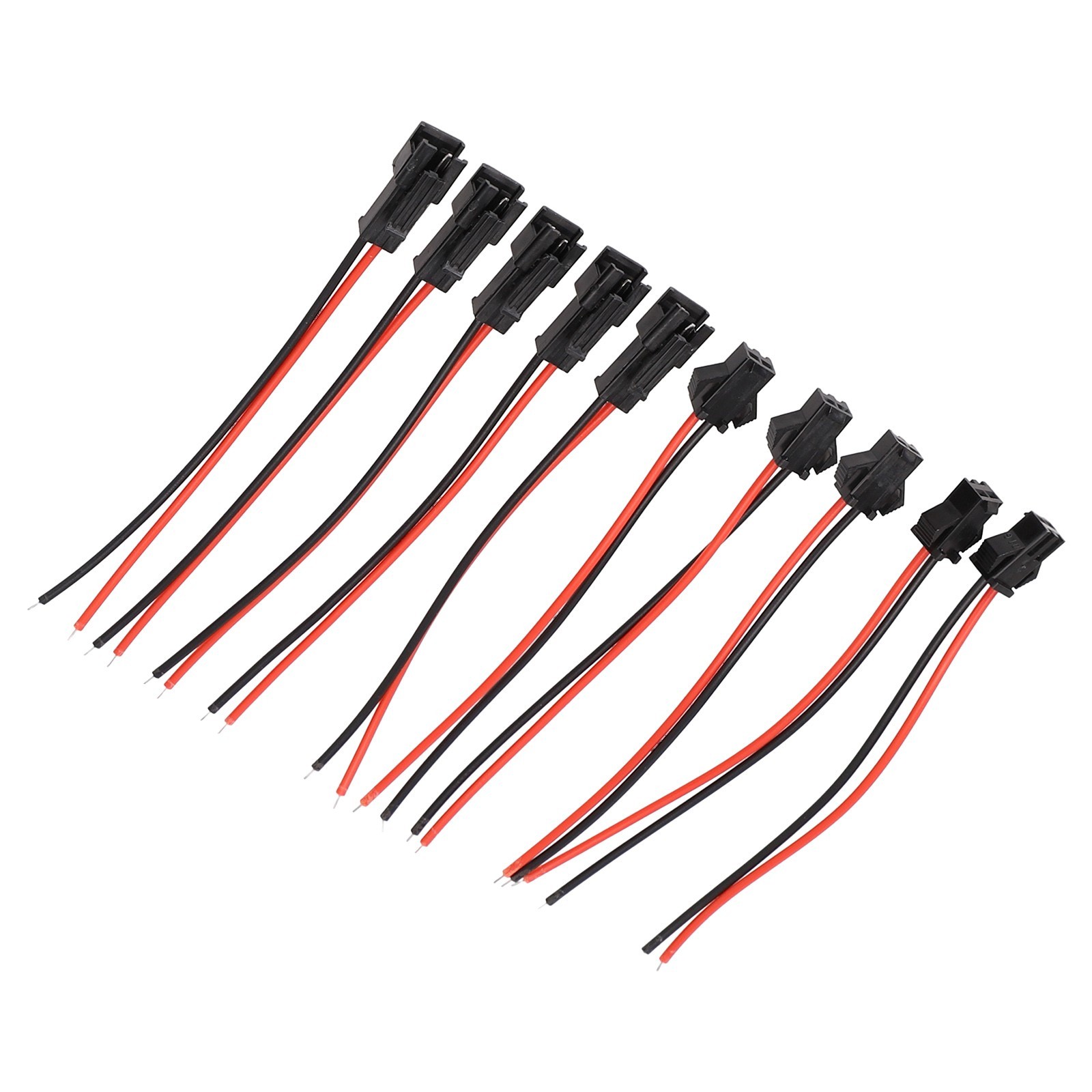 High Quality Materials 10PCS Female Male Connector Cables for Wire Adapter