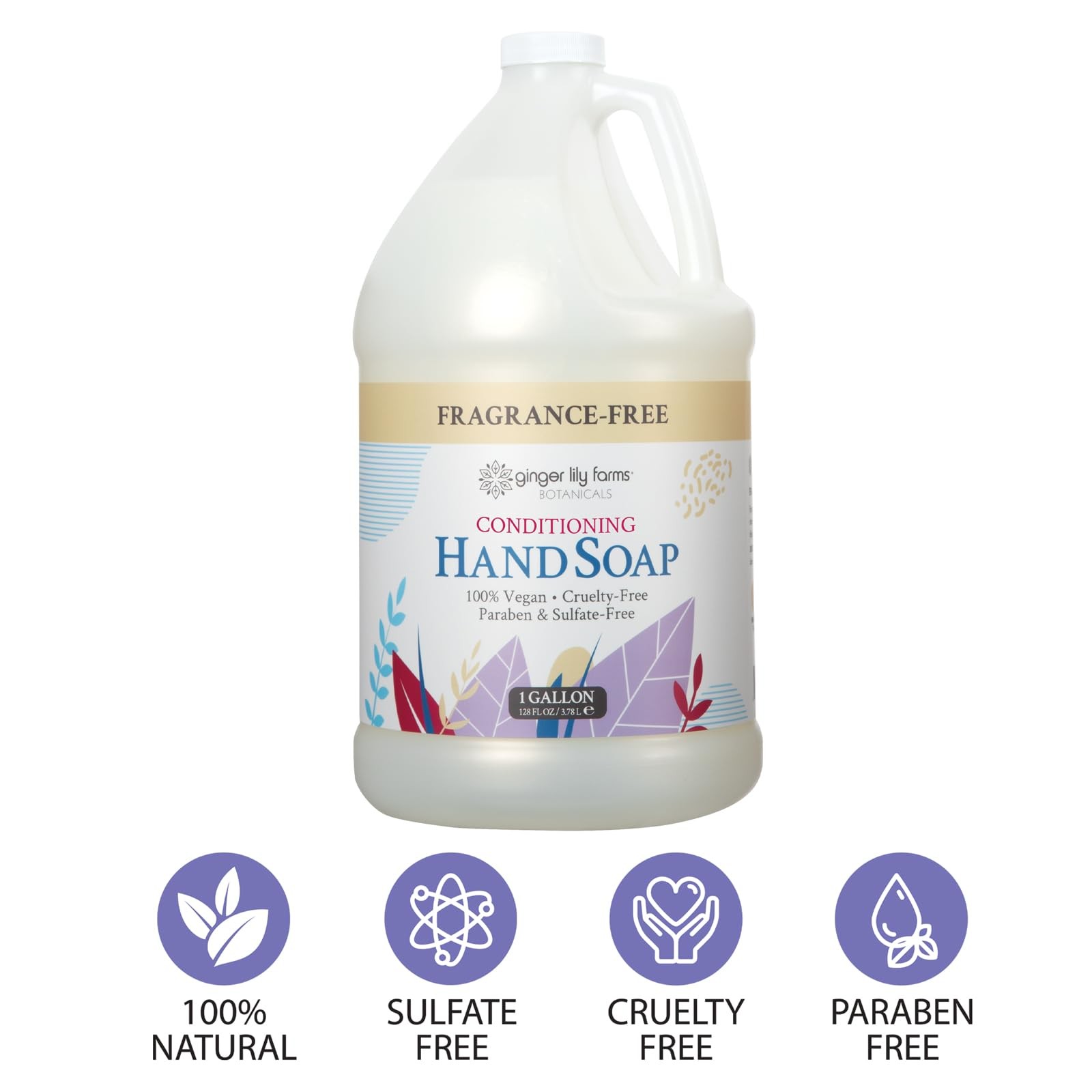 Ginger Lily Farms Botanicals All-Purpose Liquid 128 Fl Oz (Pack of 1), White