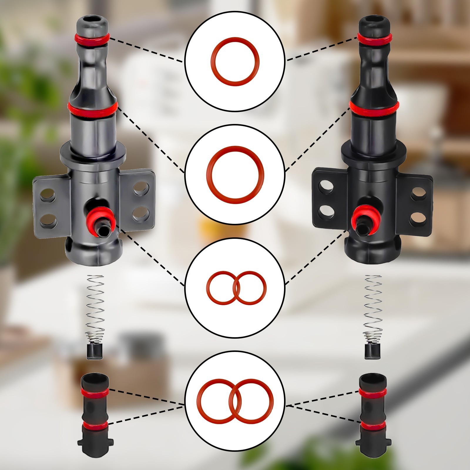 O Ring Replacement Set for SAECO Coffee 15 Pieces for Optimal Sealing
