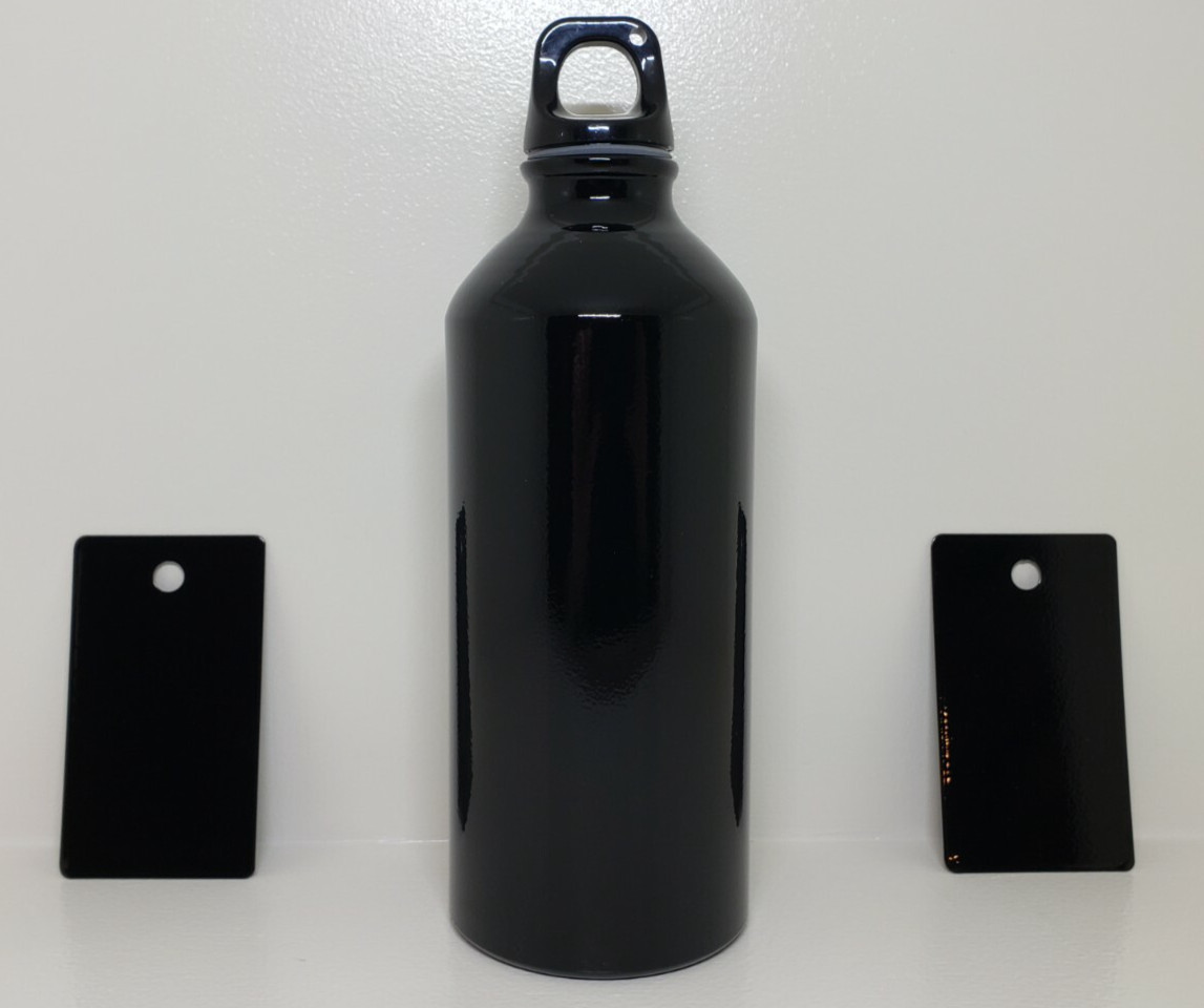 HIGH GLOSS MIRROR BLACK Powder Coating Paint 1LB USA Made