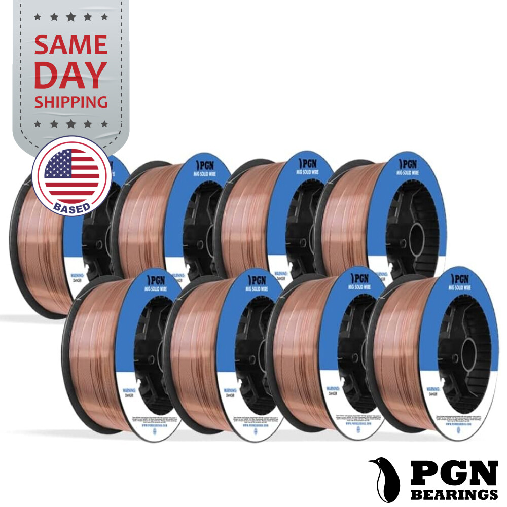 (8 x 10-Lb Spools) ER70S-6 .023″ (0.6 mm) Mild Steel MIG Welding Wire