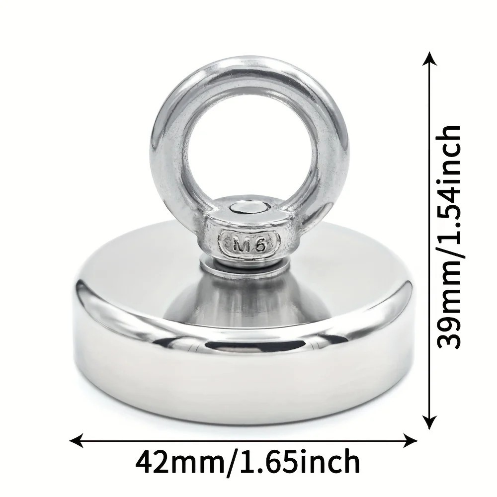 Neodymium Fishing Magnets Pulling Force Super Strong Round Rare Earth