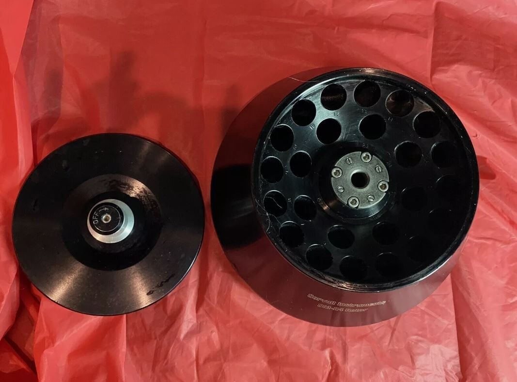Sorvall SM-24 Centrifuge Fixed Angle Rotor With Lid. Last One!!