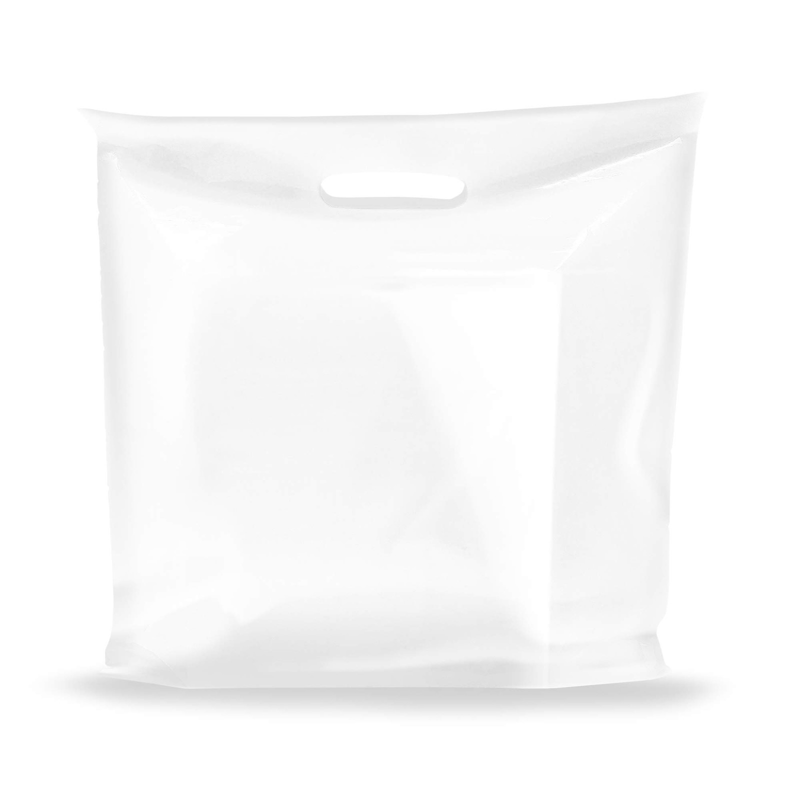 26×26 Clear Plastic Merchandise Bags, Glossy Finish, Jumbo Retail Size, 50 Pa…