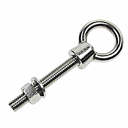 316 Stainless steel Eye Bolt with Nut 1/4″ x 2″: 5, 10, 20, 50 pcs