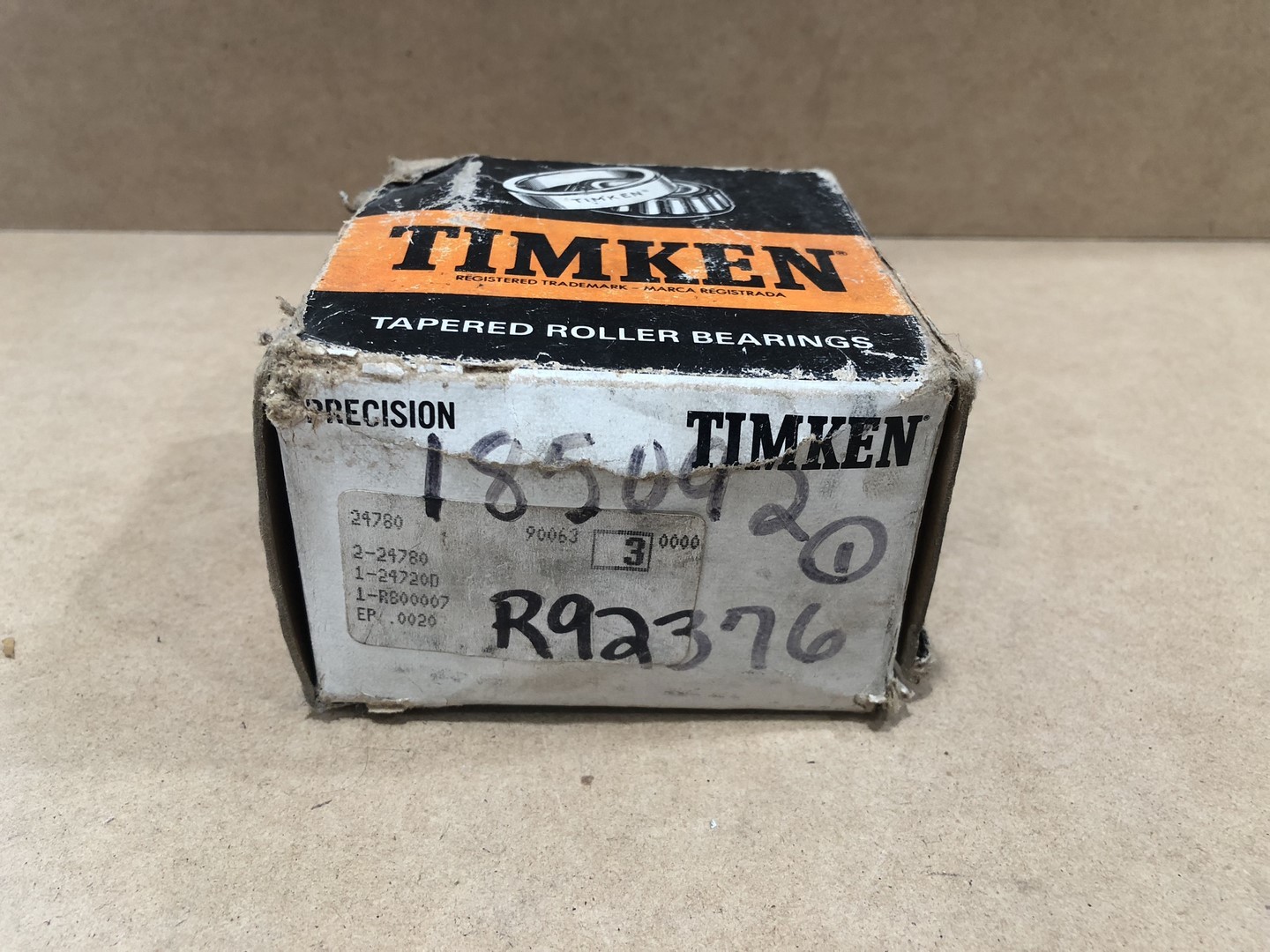 TIMKEN 24780 90063 DOUBLE ROW TAPERED ROLLLING BEARING SET (24780/24720D)