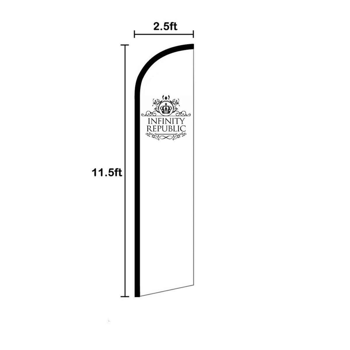Available Now Windless Swooper Flag Real Estate Apartments