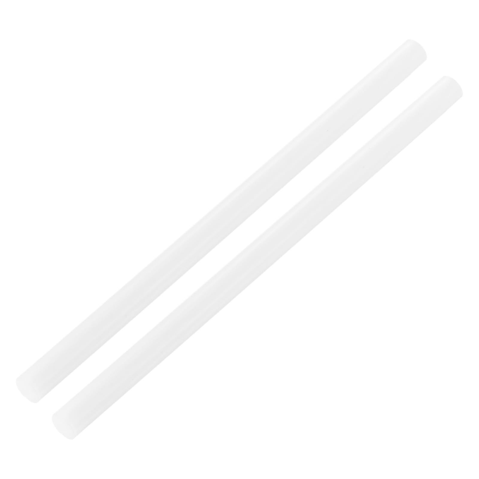 MECCANIXITY ABS Plastic Rod Round Solid Bar 10 mm x 10 x 200mm, White