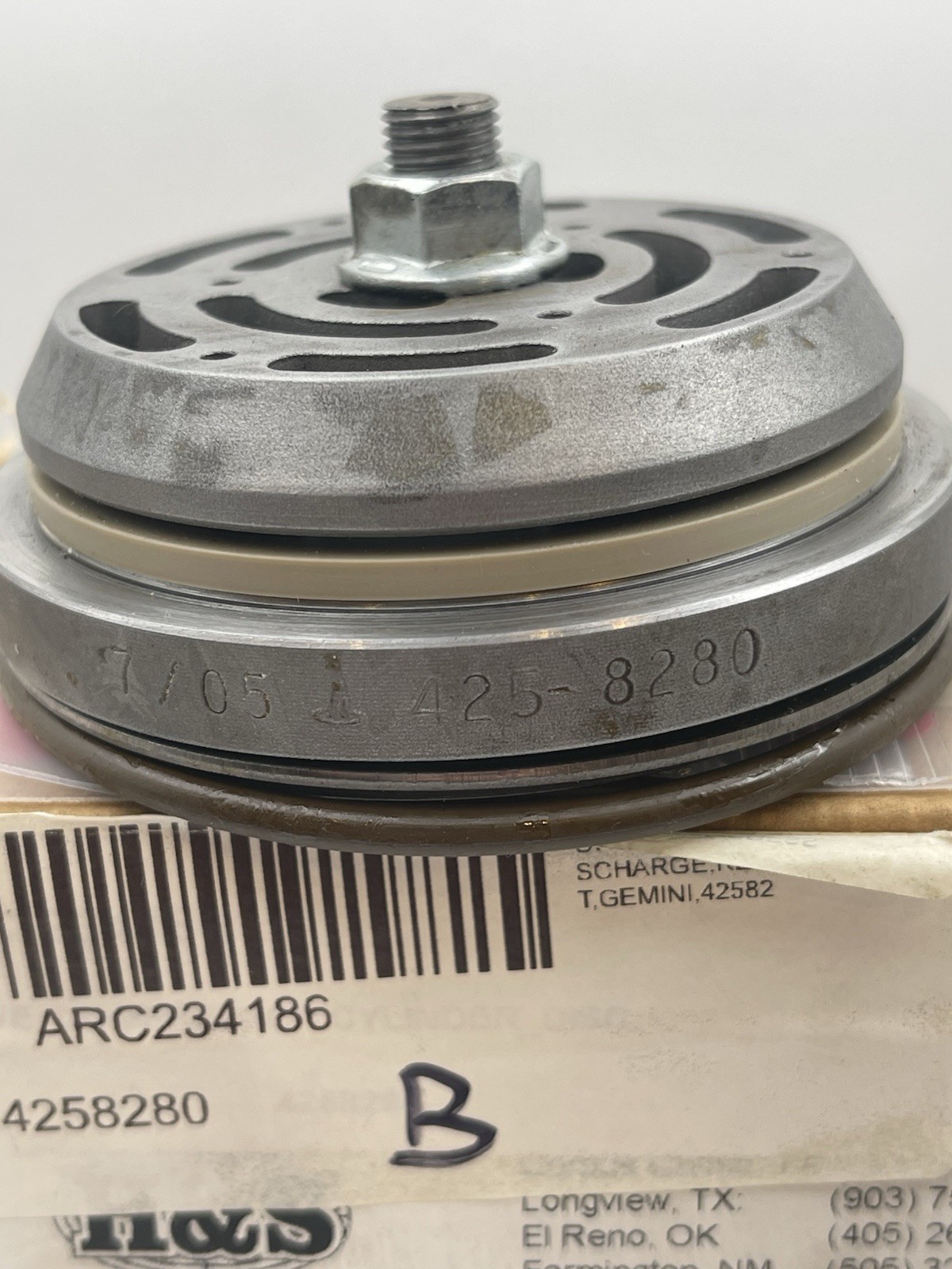 Gemini 425-8280 425-8280-R Compressor Discharge Valve 3 inch H&S Rebuilt