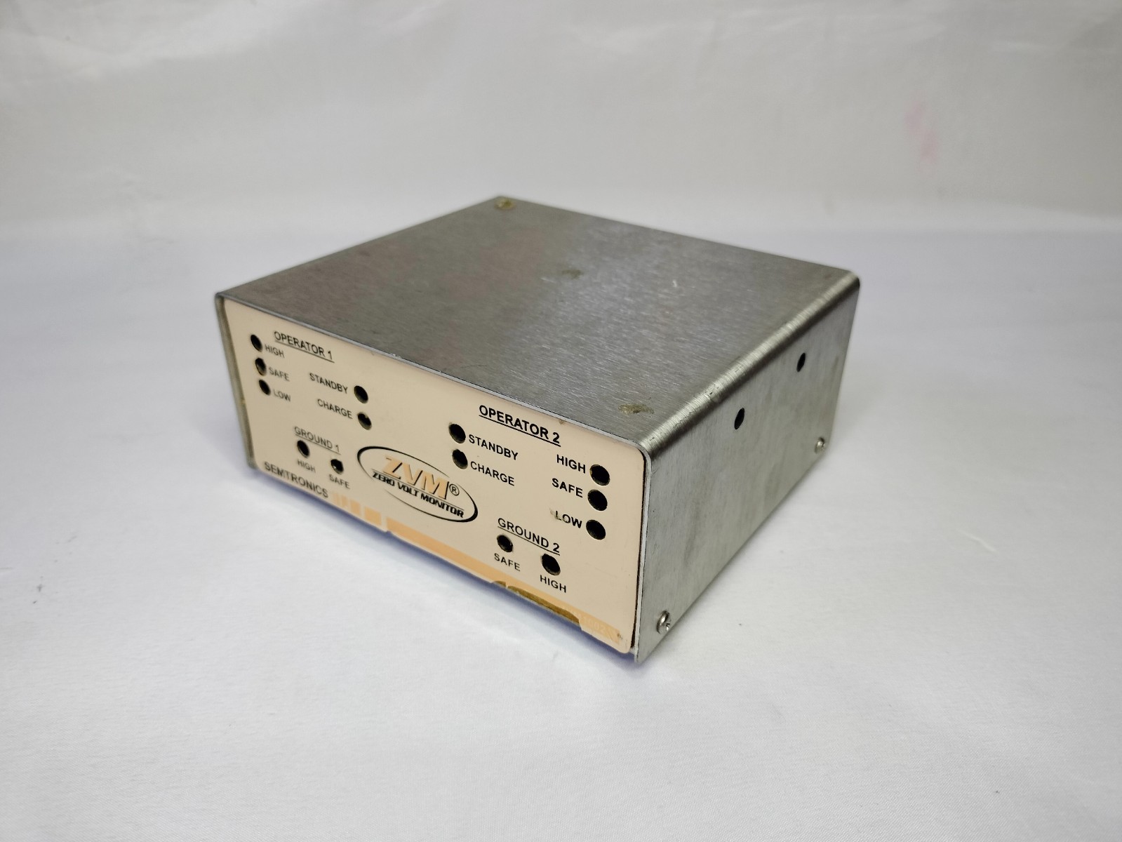 Desco Emit Semtronics 50528 ZVM1002 Zero Volt Monitor 12VDC Made in USA