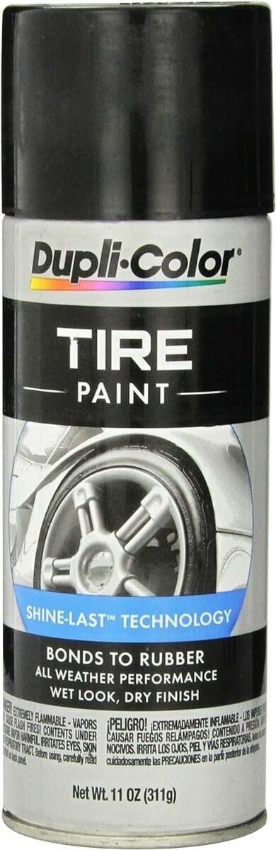 TP101 Tire Paint – Black Spray Paint – 11 oz. Aerosol Can