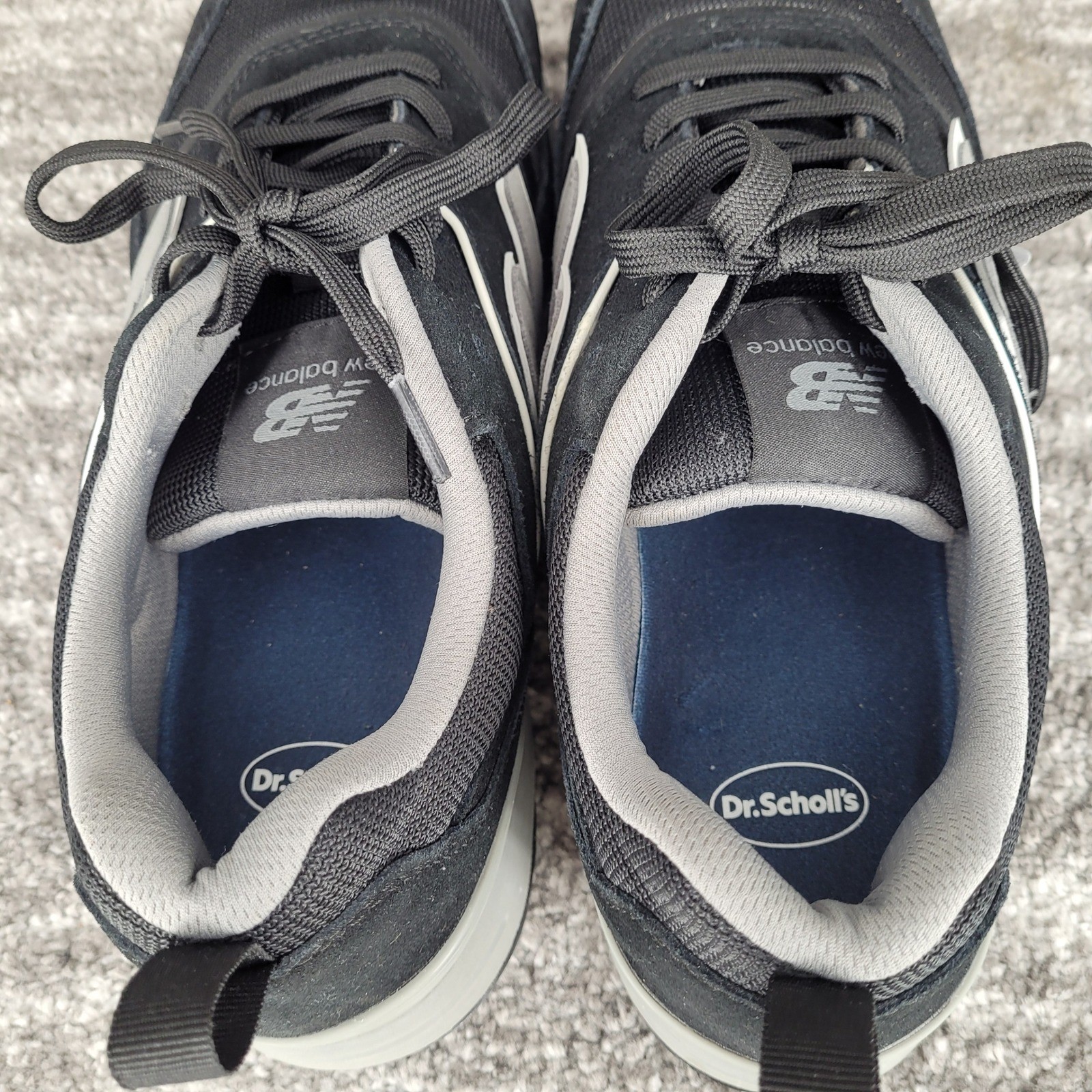 New Balance Men Composite Toe Work Shoes Black Grey MUELEHBG Size 12