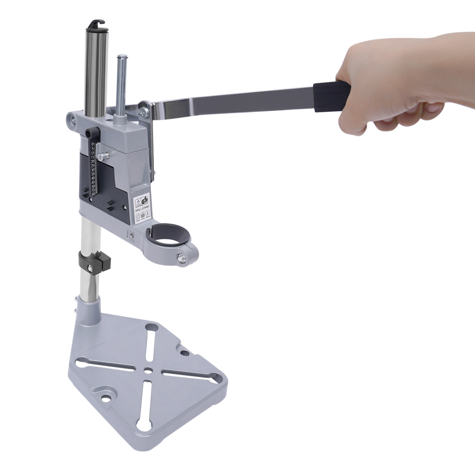 Micro Drill Press Table Tool Bench Pillar Pedestal Clamp Drilling Collet Tool US