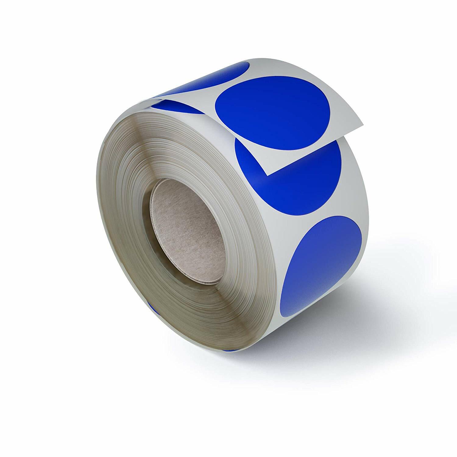 Round Stickers 1 Inch Color Coded Decorative Circle 25mm Dot Labels 600 Pack