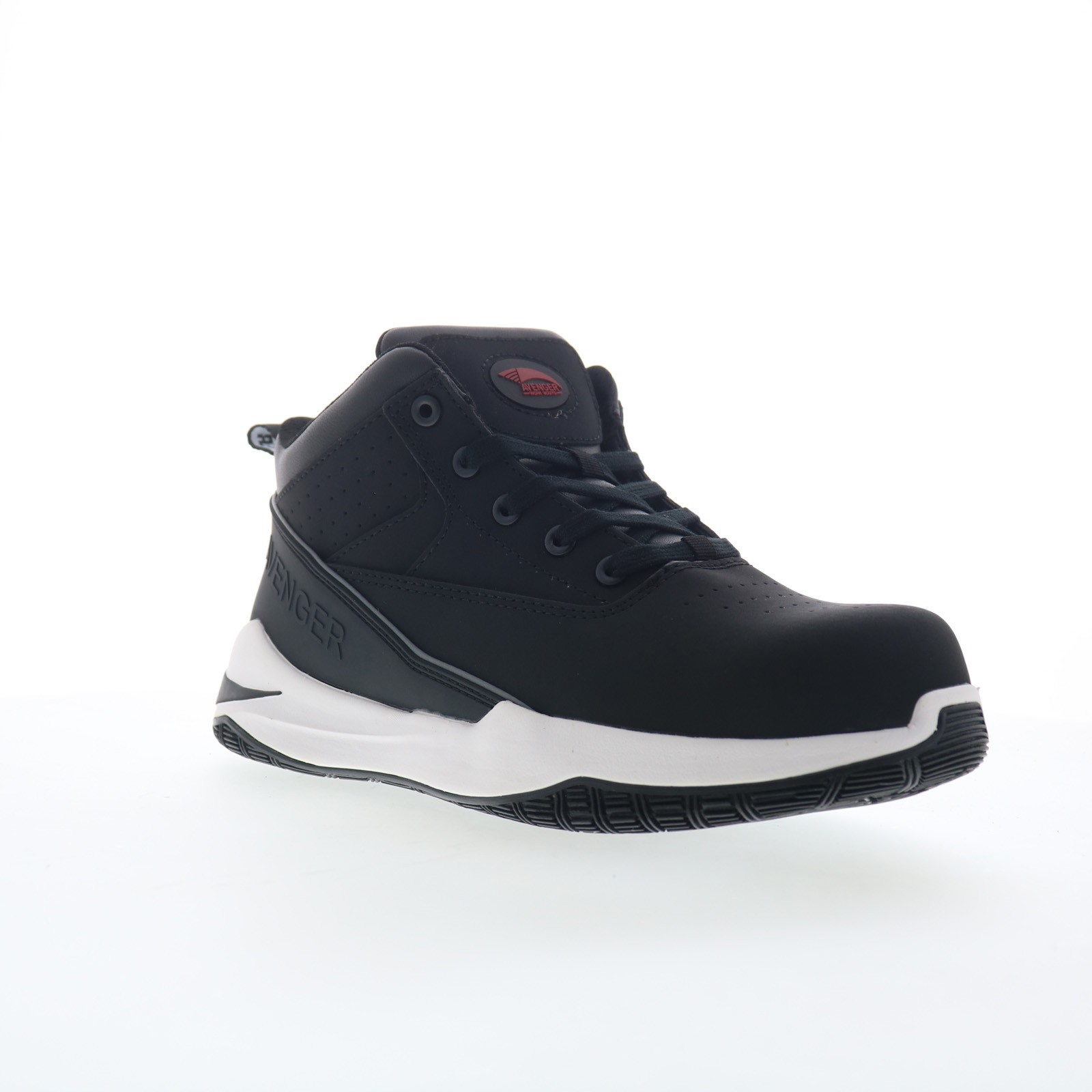 Avenger Reaction Steel Toe A810 Mens Black Leather Work & Safety Boots