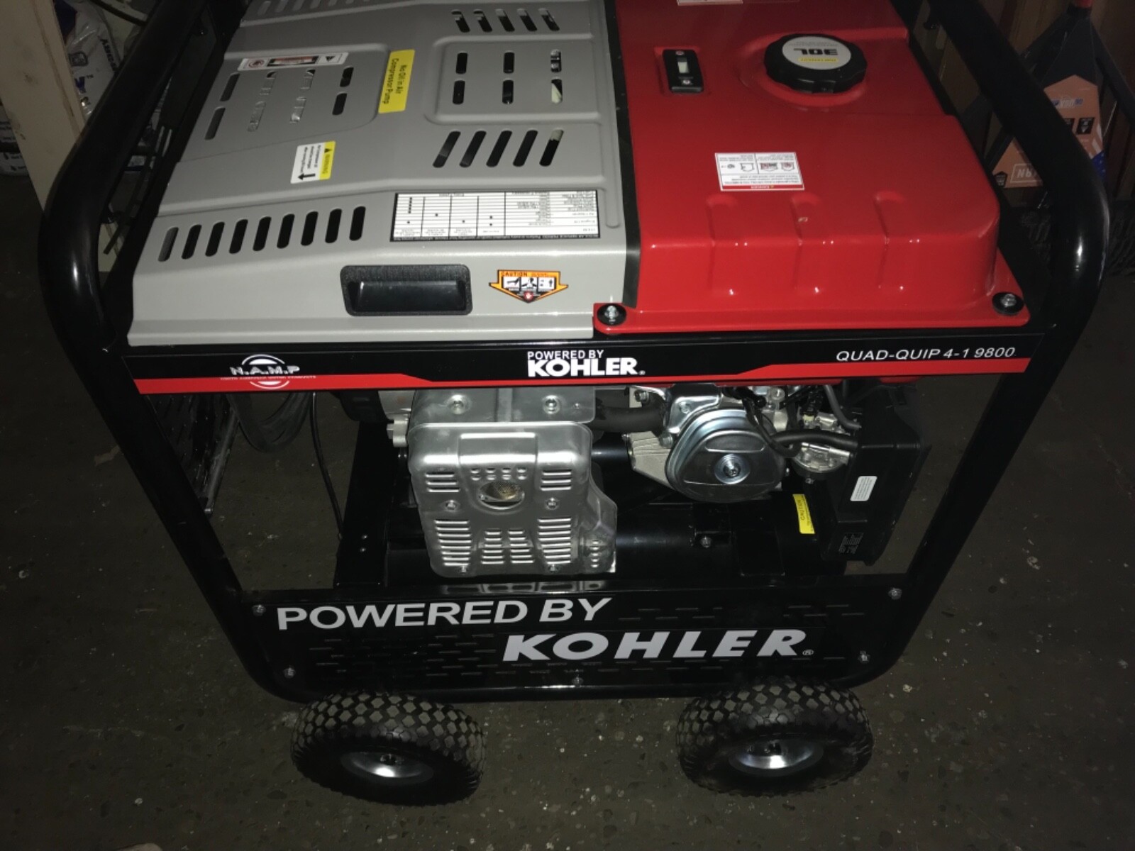 KOHLER Generator, Welder, Air compressor, #4-1 9800, New Other.