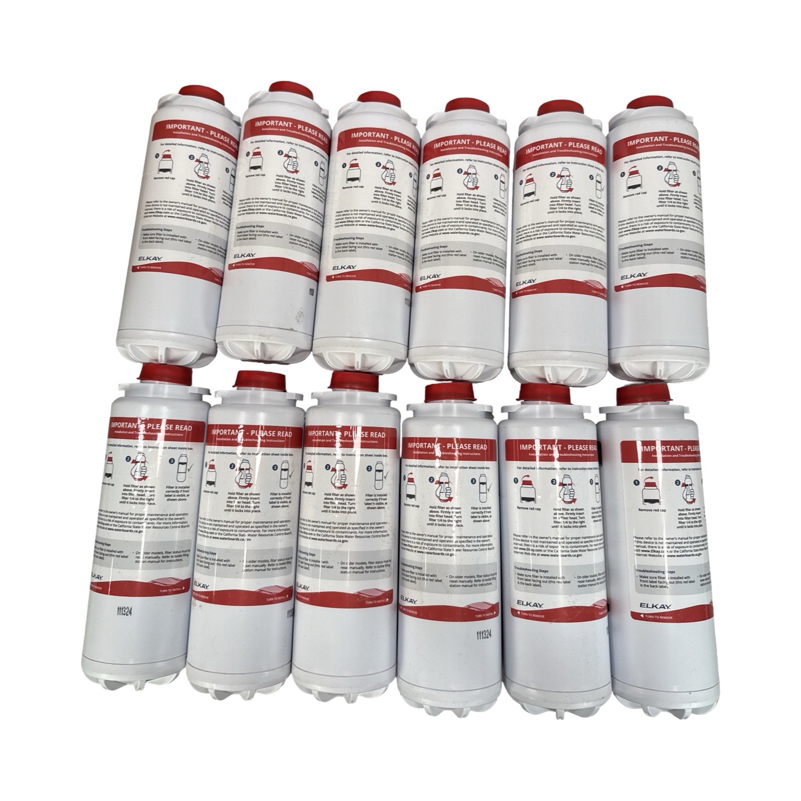 Elkay Genuine WaterSentry 51300C Lead + Microplastics Filters (12-Pack)