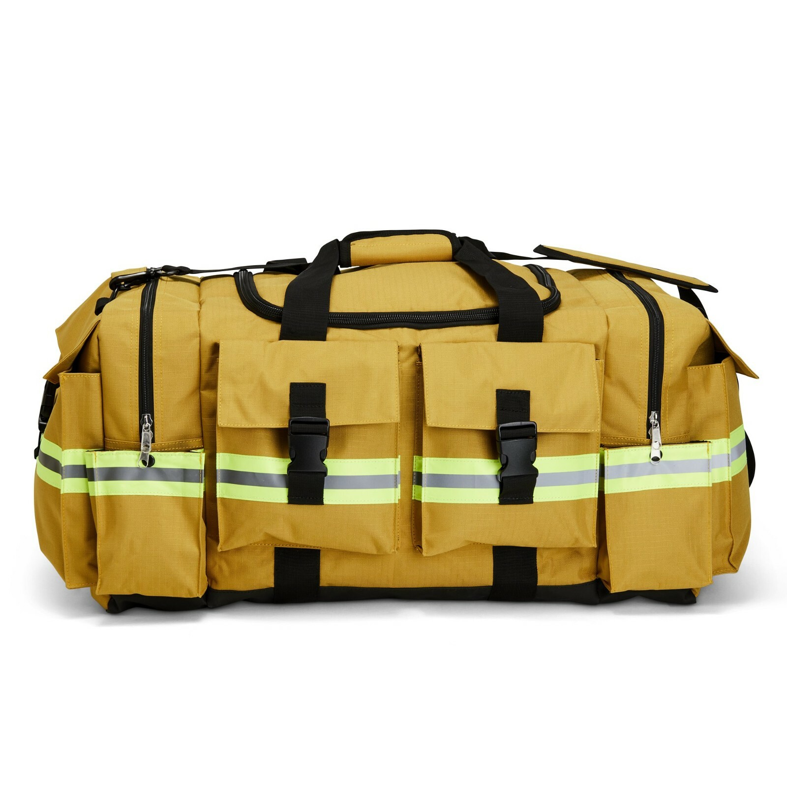 LINE2design Elite Firefighter Gear Bag Fireman Rescue Turnout Fire Bag – Yellow