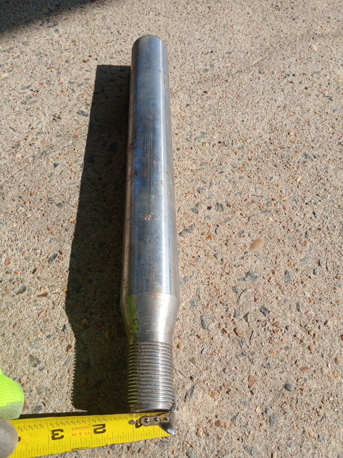 Stainless Steel Round Rod Bearing Shaft 1.625 (1-5/8 inch) x 15 inches