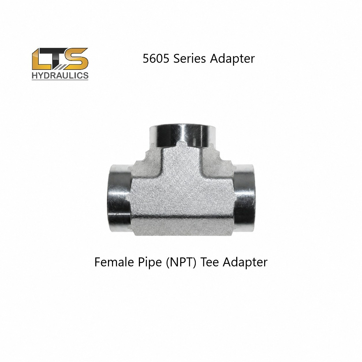 1/4″ Female Tapered Pipe Tee 1/4″ FNPT x 1/4″ FNPT x 1/4″ FNPT 5605-04-04-04