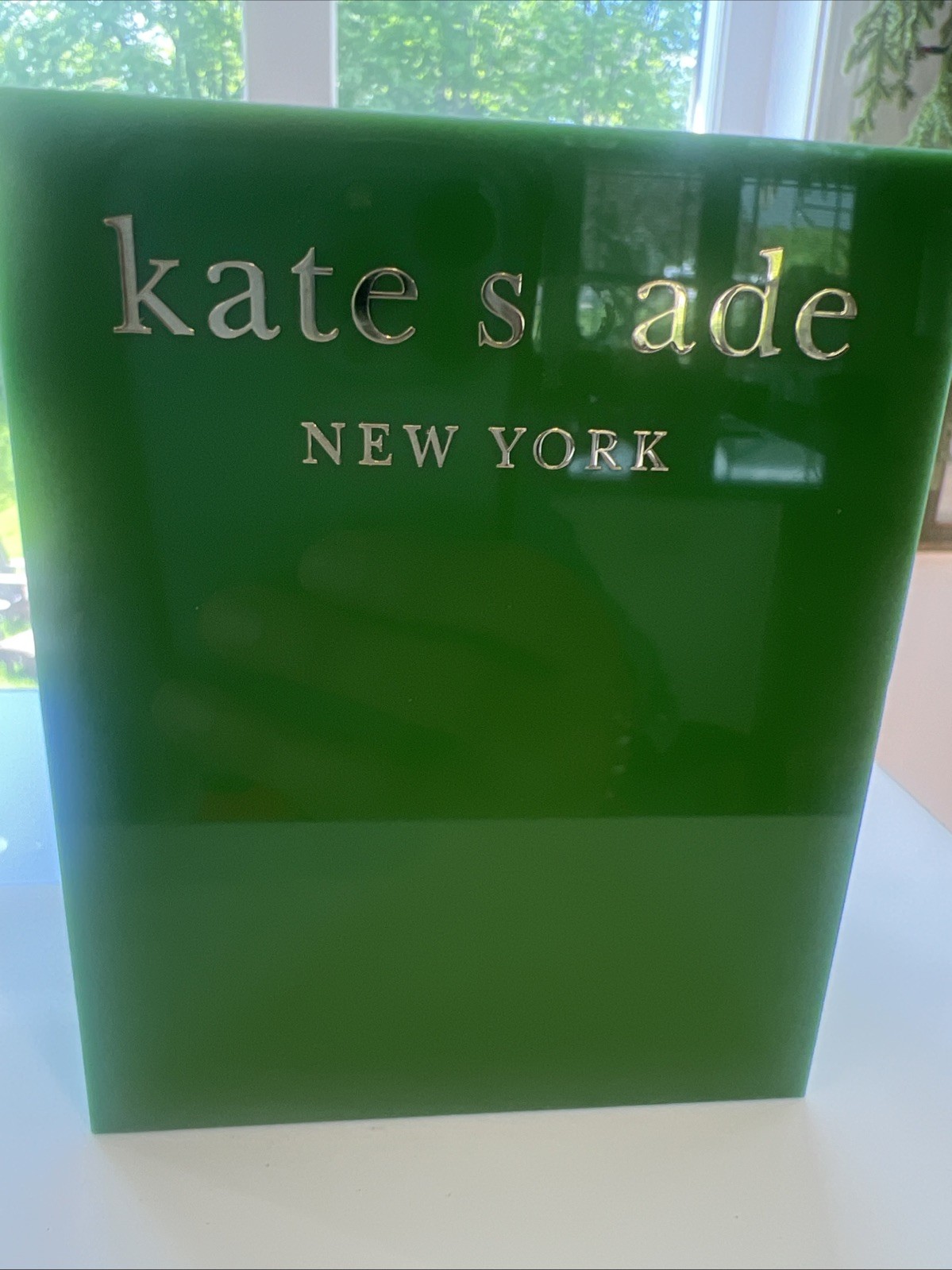 Kate Spade Sunglasses Jewelry 6 Tier Shelf Display Logo Tower Rotates Nice READ