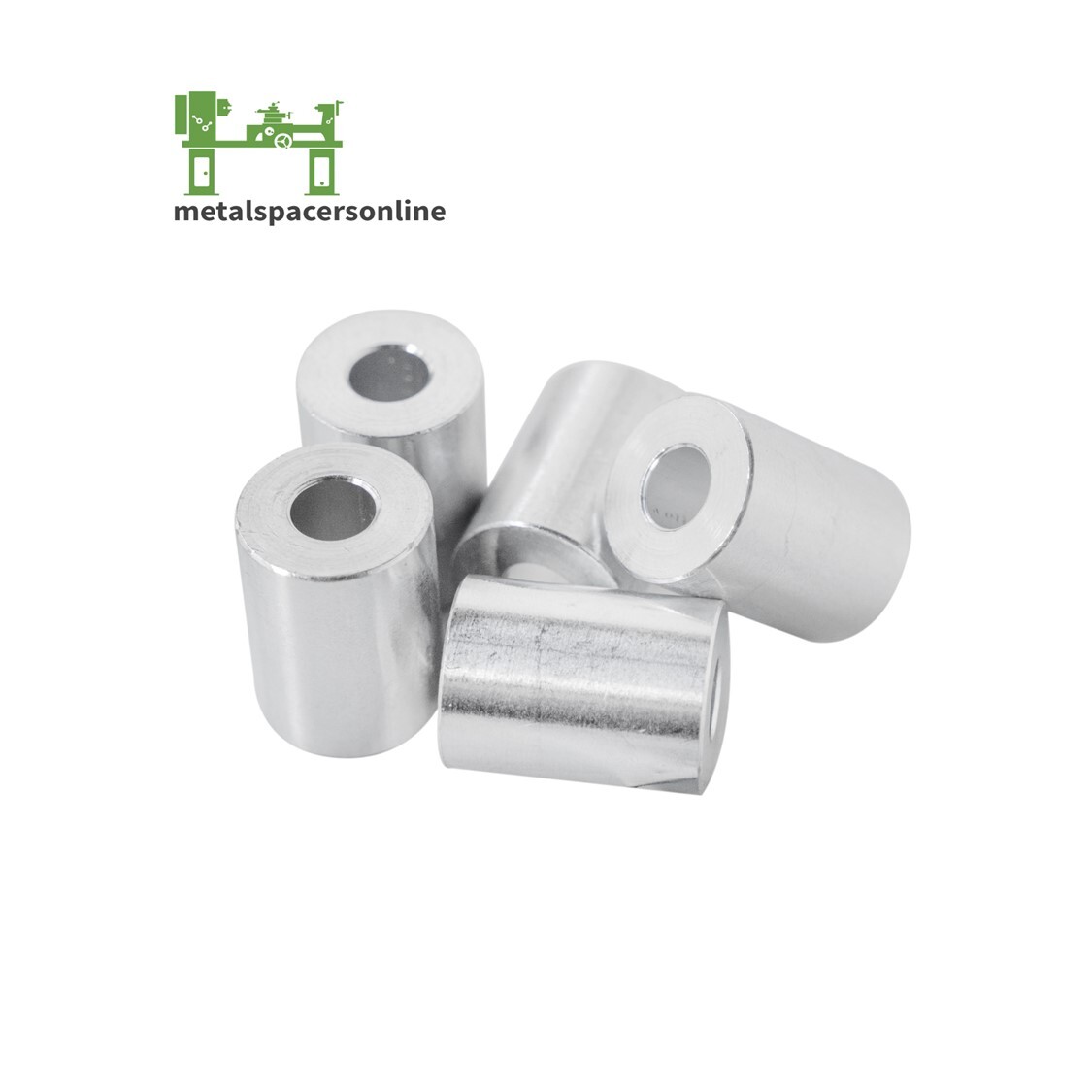 New Aluminum Spacer Bushing 3/4″ OD x 5/16″ ID–Fits M8 or 5/16″ Bolts