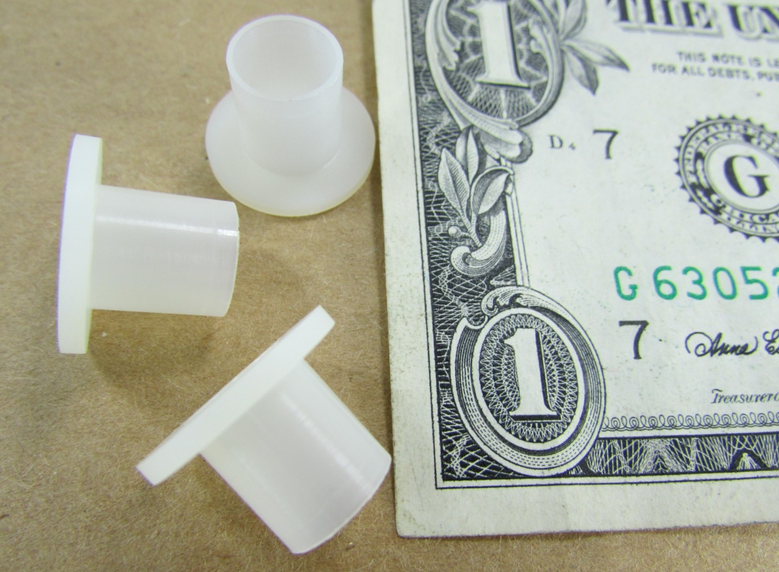 Lot 50 Essentra 5/16″ /M8 Nylon Shoulder Washer, Flanged Spacers Sleeve Bushings
