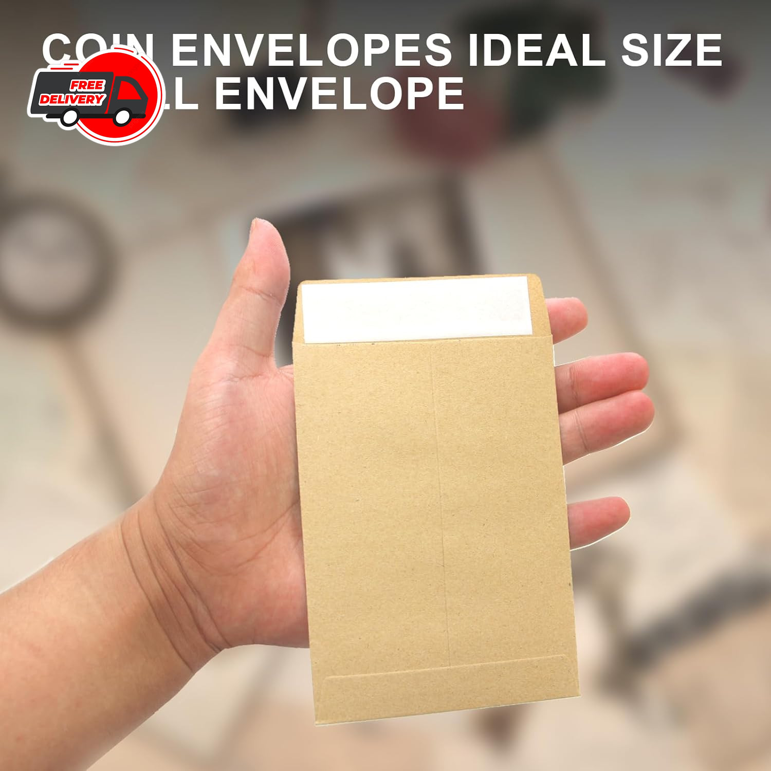 100 Pack Small Seed Saving Envelopes Bulk Blank Paper Coin Packets 3.23″×4.53″