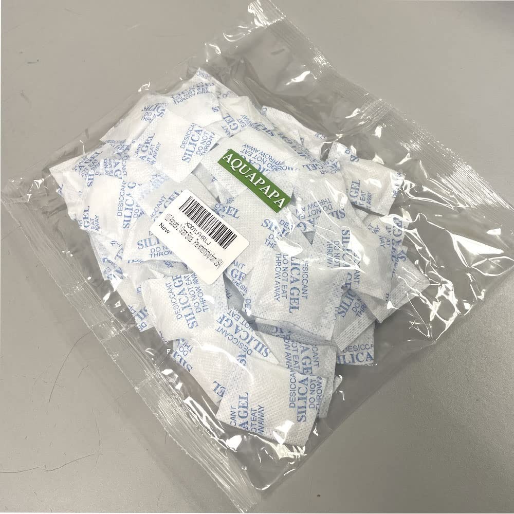 Stay Dry! 100 Silica Gel Packets 2 Gram Packets for All Your Valuables