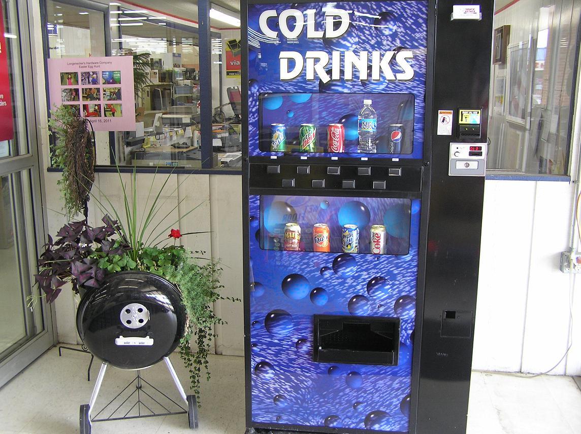 DIXIE NARCO 276E, 501E & 600E SODA VENDING MACHINE T-HANDLE ASSEMBLY w/ LOCK