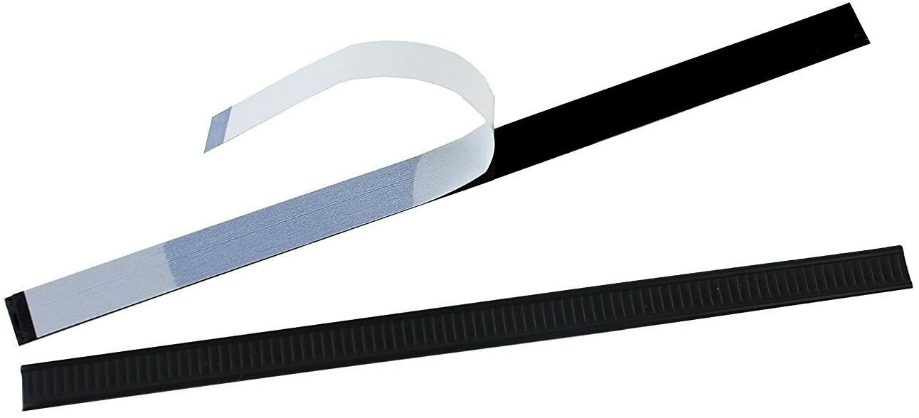 Peel-and-Stick Tin Tie for Coffee bag or Nose Bridge – 100 Pack ,Black, 7 inch,